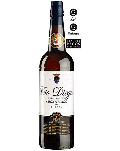 Sherry Dry Tio Amontillado - Cellier Diego